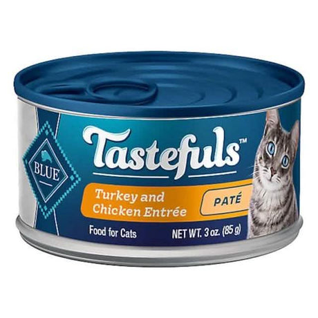 Blue Buffalo Wet Cat Food Tastefuls Pate Turkey and Chicken Entree