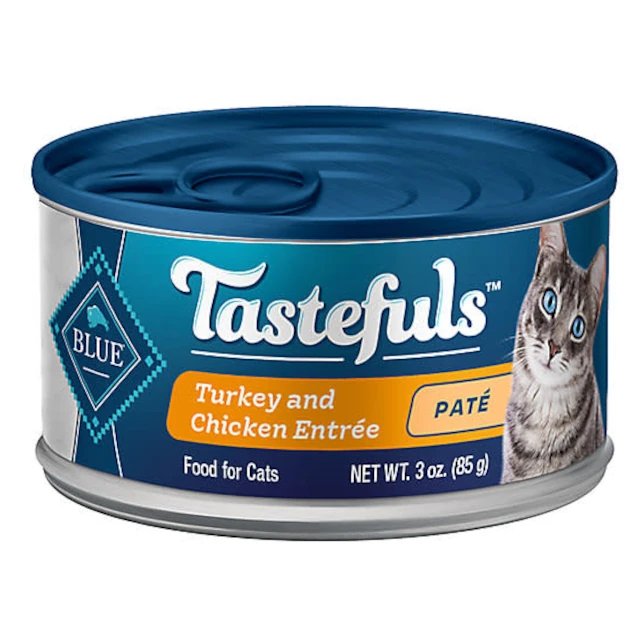 Blue Buffalo Wet Cat Food Tastefuls Pate Turkey and Chicken Entree