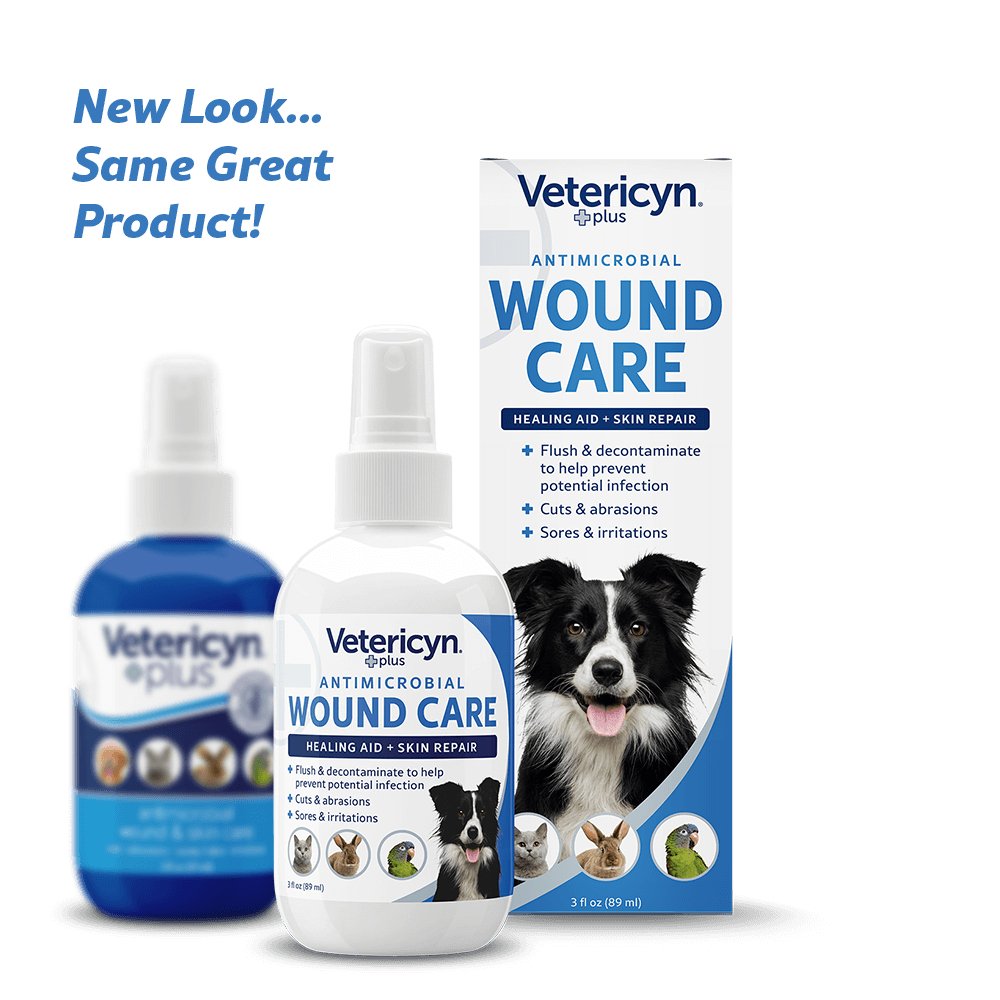 Vetericyn Plus Antimicrobial Wound Care Healing Aid and Skin Repair for Pets