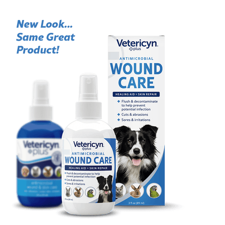 Vetericyn Plus Antimicrobial Wound Care Healing Aid and Skin Repair for Pets