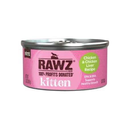 RAWZ Kitten Food Chicken & Chicken Liver Recipe with EPA & DHA