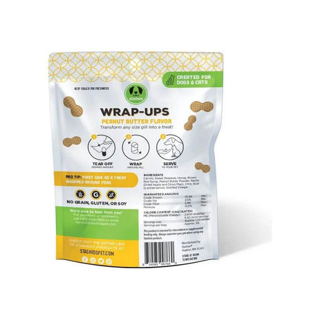 Stashios Wrap-Ups Pliable Pill Wrapper Peanut Butter Flavor