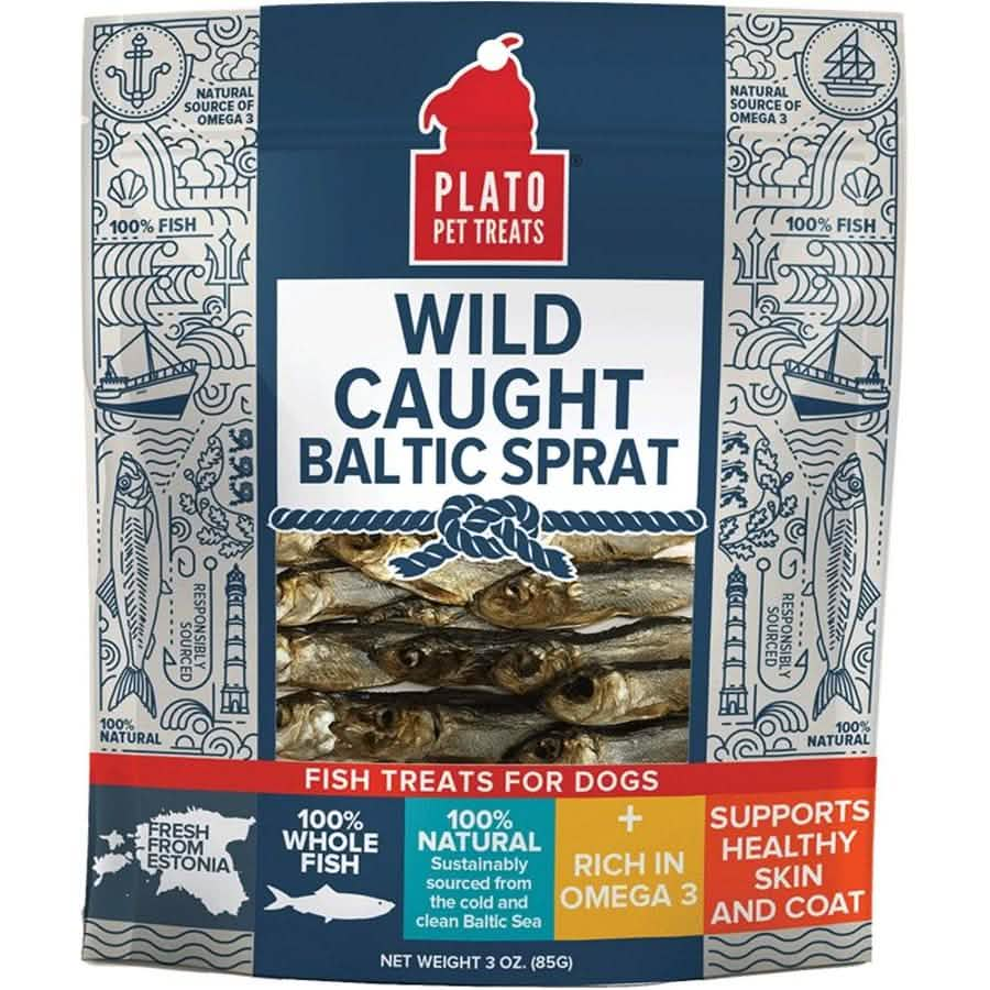 Plato Dog Treat Wild Caught Baltic Sprat