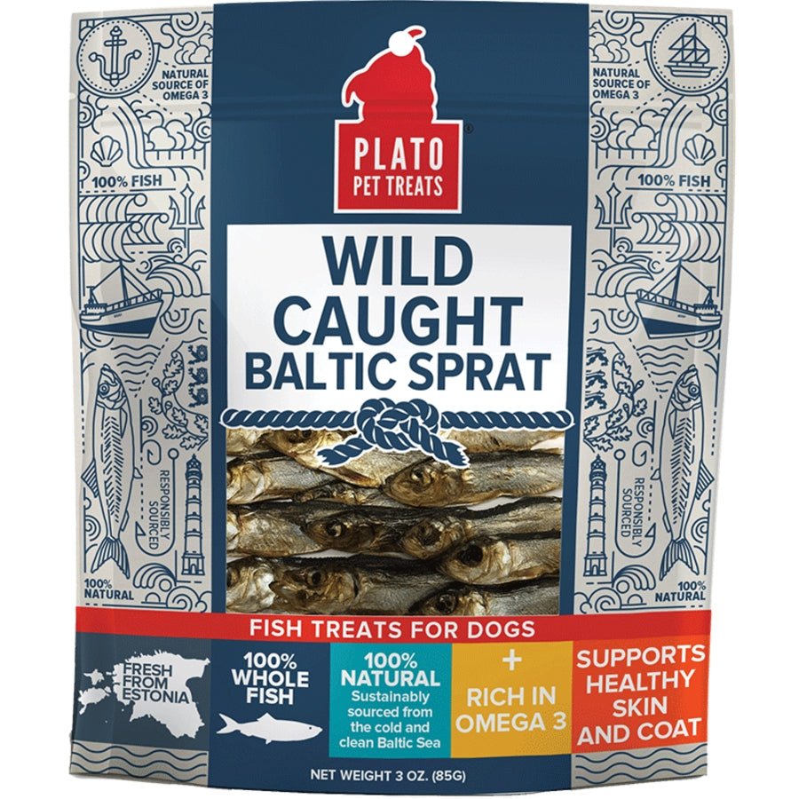 Plato Dog Treat Wild Caught Baltic Sprat