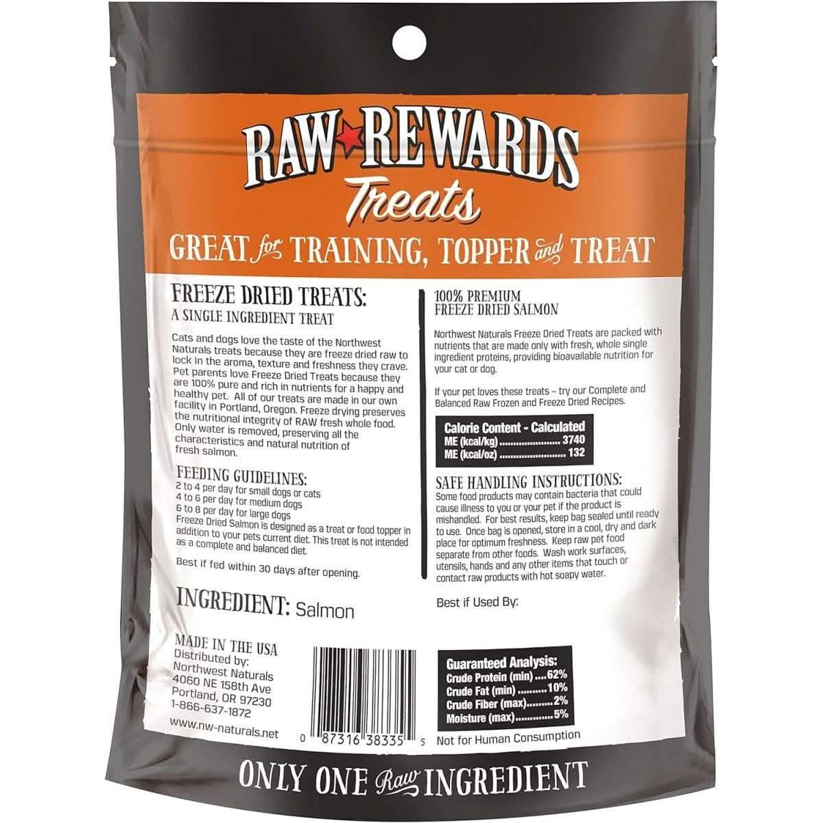 Raw Rewards Dog & Cat Treat Freeze Dried Salmon