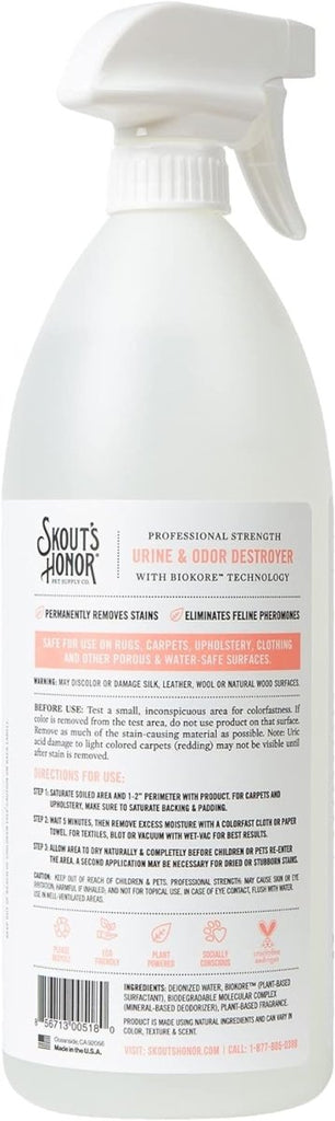 Skout's Honor Urine & Odor Destroyer for Cats