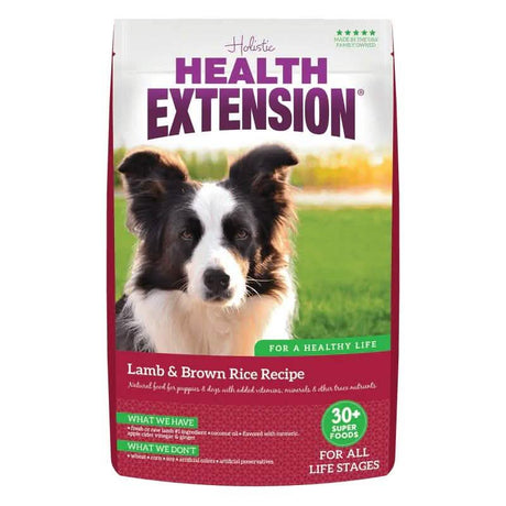 Health Extension Dry Dog Food Lamb & Brown Rice Recipe