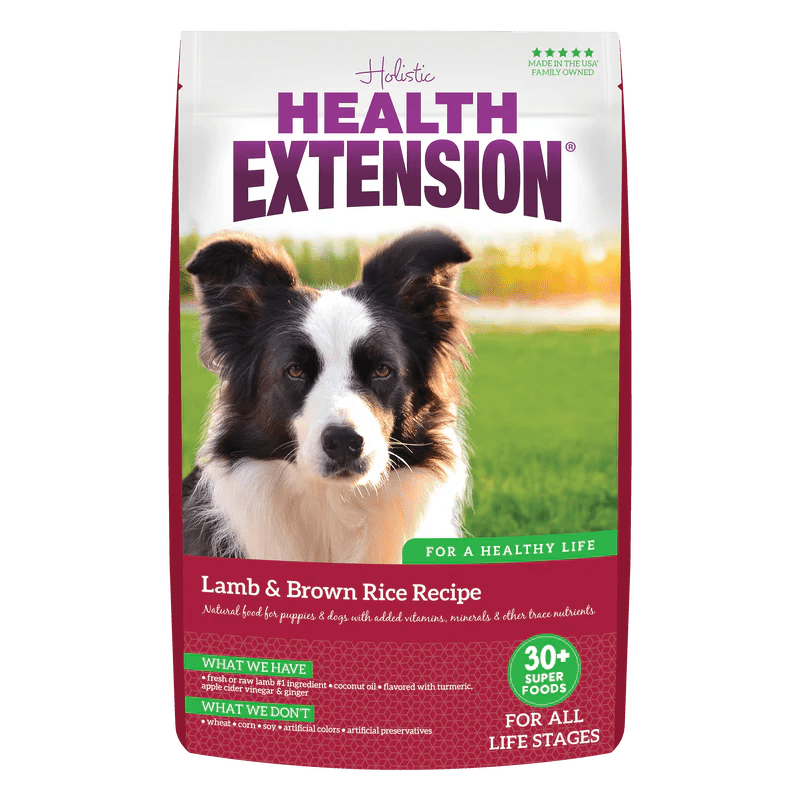 Health Extension 干狗粮羊肉和糙米配方