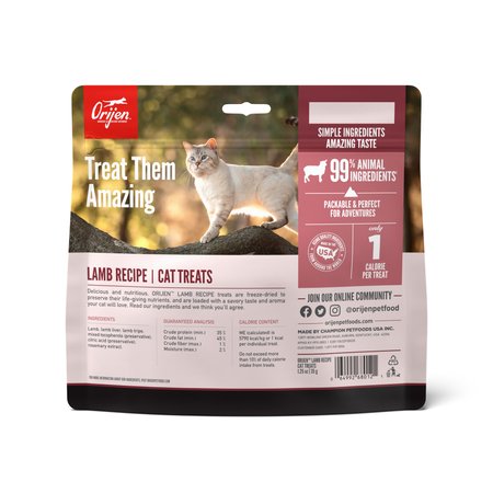 Orijen Cat Treat Freeze-Dried Lamb Recipe