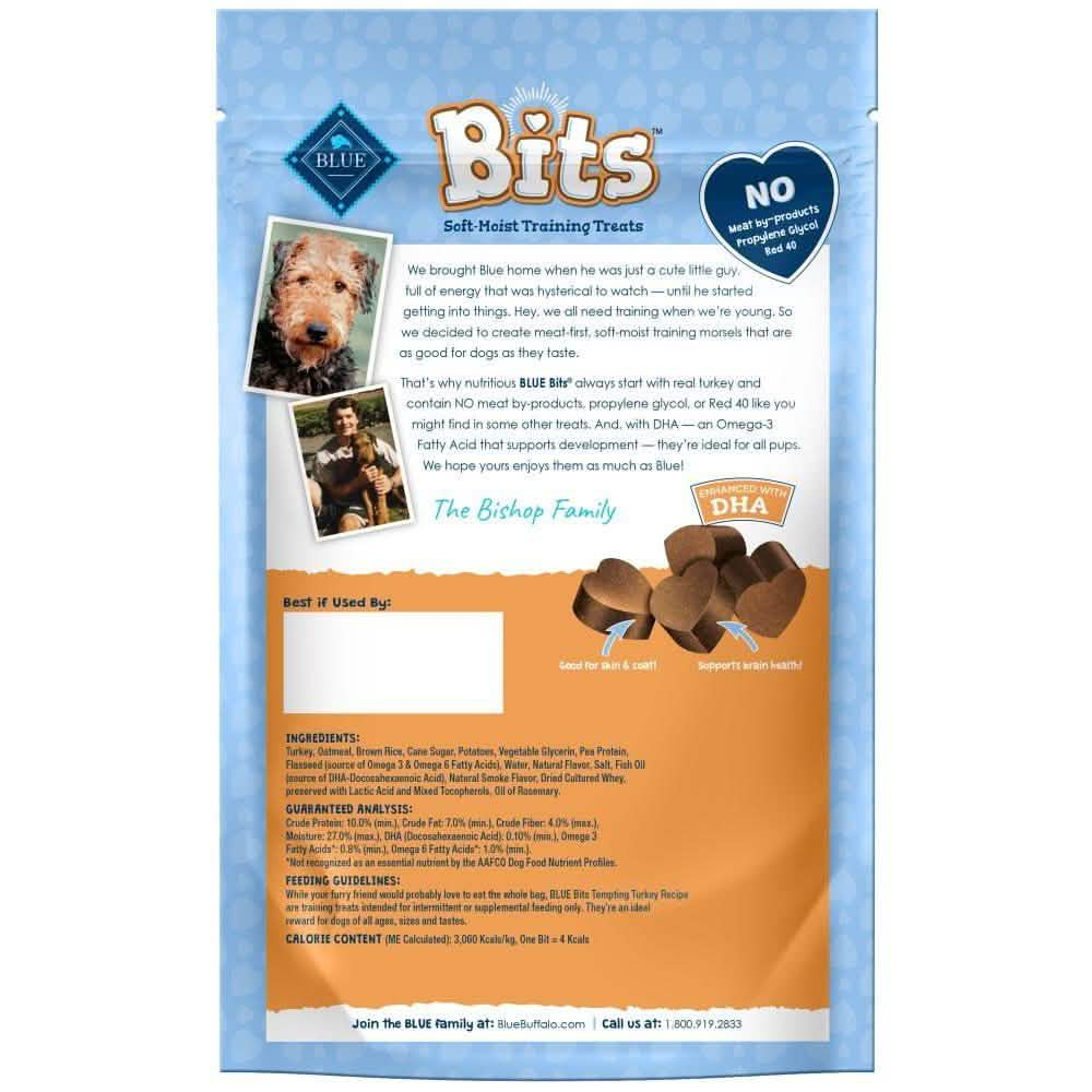 Blue Buffalo Dog Treat Bits Tempting Turkey Recipe