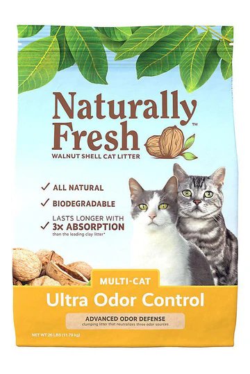 Naturally Fresh Cat Litter Multi-Cat Ultra Odor Control All Natural Walnut Shell