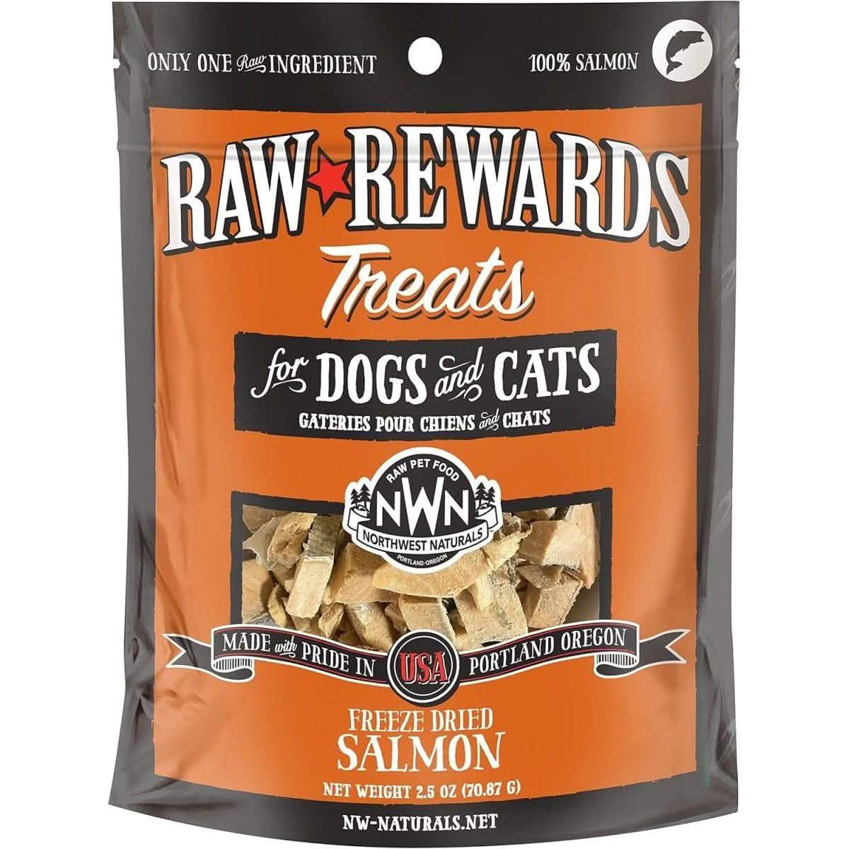 Raw Rewards Dog & Cat Treat Freeze Dried Salmon