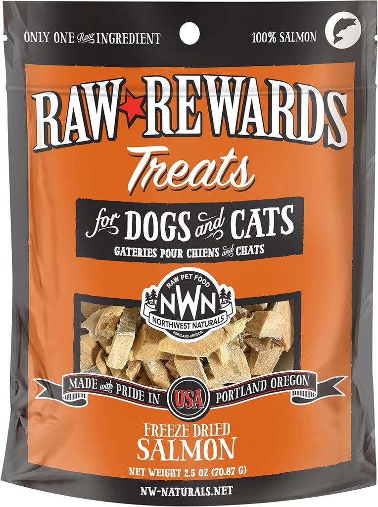 Raw Rewards Dog & Cat Treat Freeze Dried Salmon