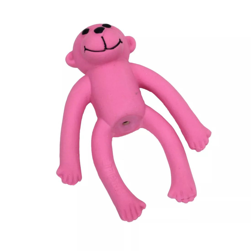 Li'l Pals by Coastal Dog Toy Latex Monkey - Pink