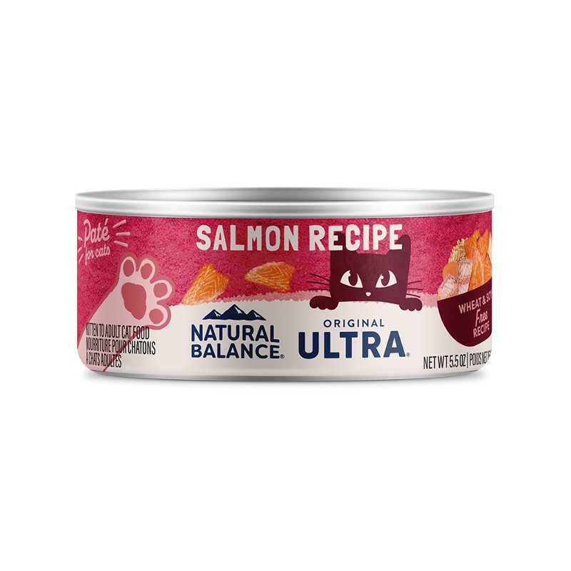 Natural Balance Wet Cat Food Original Ultra Salmon Formula Paté