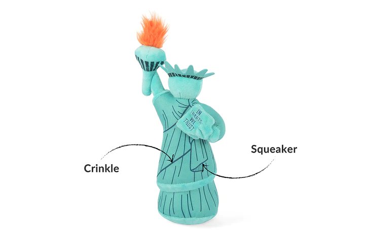 P.L.A.Y. Dog Toy Statue of Liberty