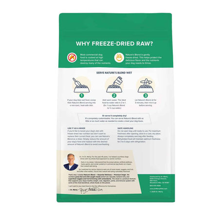 Dr Marty Freeze- Dried Dog Food Nature's Blend Premium Origin 48oz