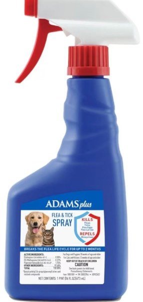 Adams Plus Flea &amp; Tick Spray for Dogs &amp; Cats