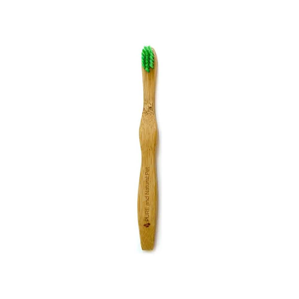 Pure & Natural Pet Eco-Friendly Canine Bamboo Toothbrush