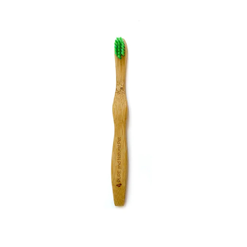 Pure & Natural Pet Eco-Friendly Canine Bamboo Toothbrush