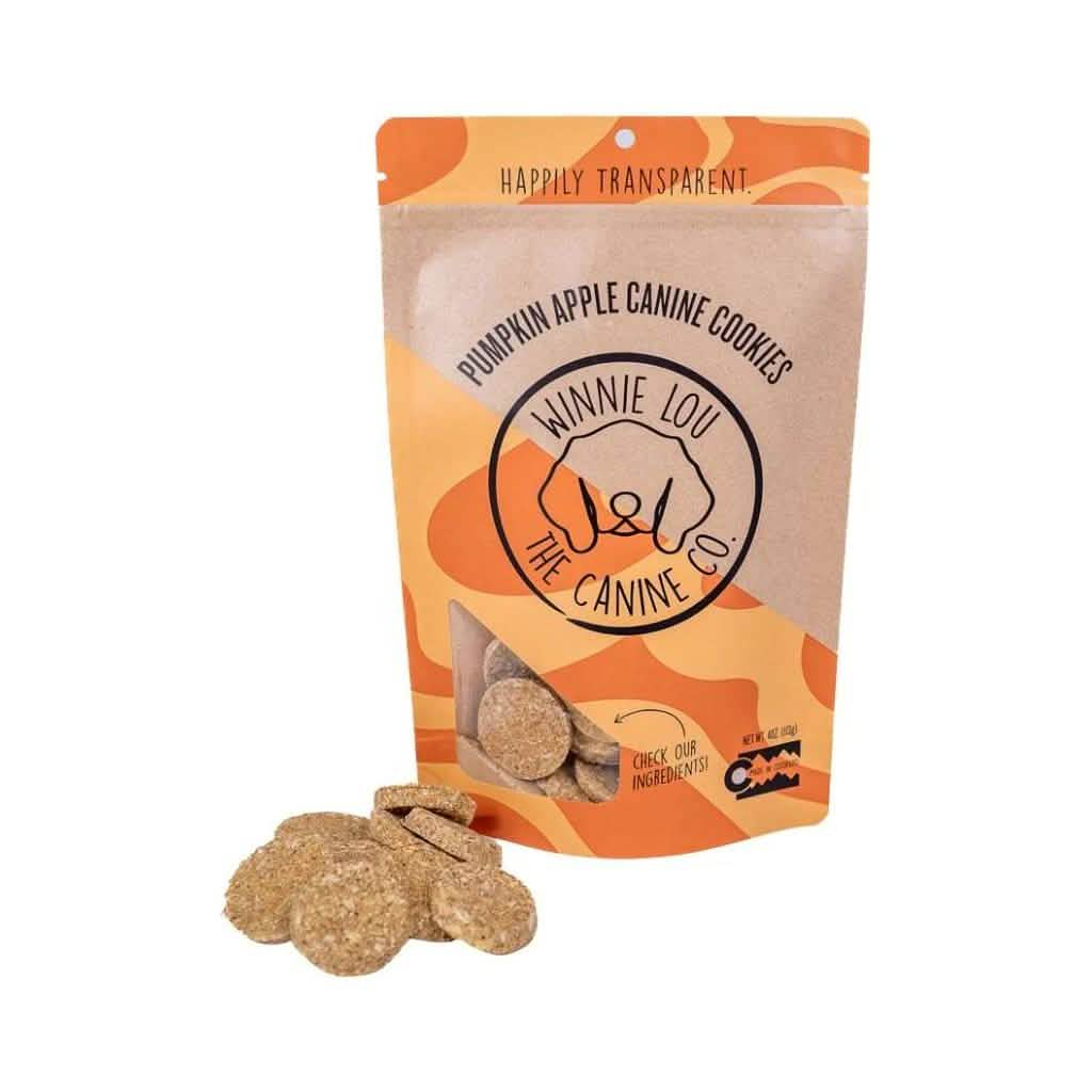 Winnie Lou Dog Treat Pumpkin Apple Canine Cookies