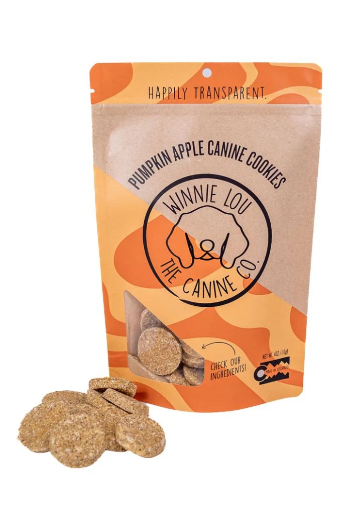 Winnie Lou Dog Treat Pumpkin Apple Canine Cookies