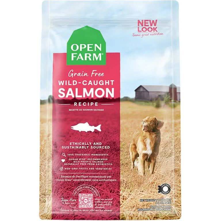 Open Farm Dry Dog Food Grain Free Wild-Caught Salmon Recipe