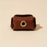 KanDog Leather Poop Bag Dispenser - Mahogany