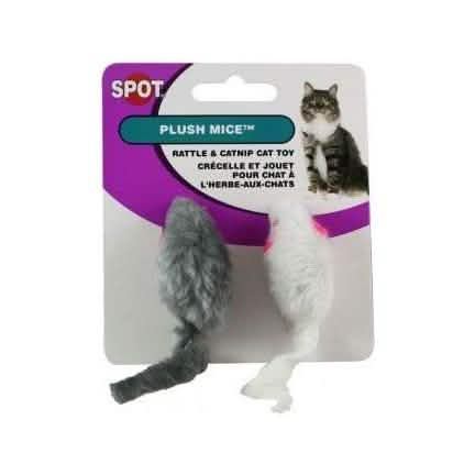 SPOT Cat Toy Plush Mice (2 Pack)