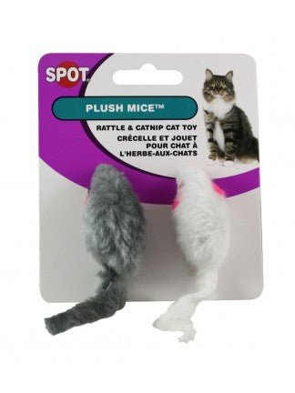 SPOT Cat Toy Plush Mice (2 Pack)