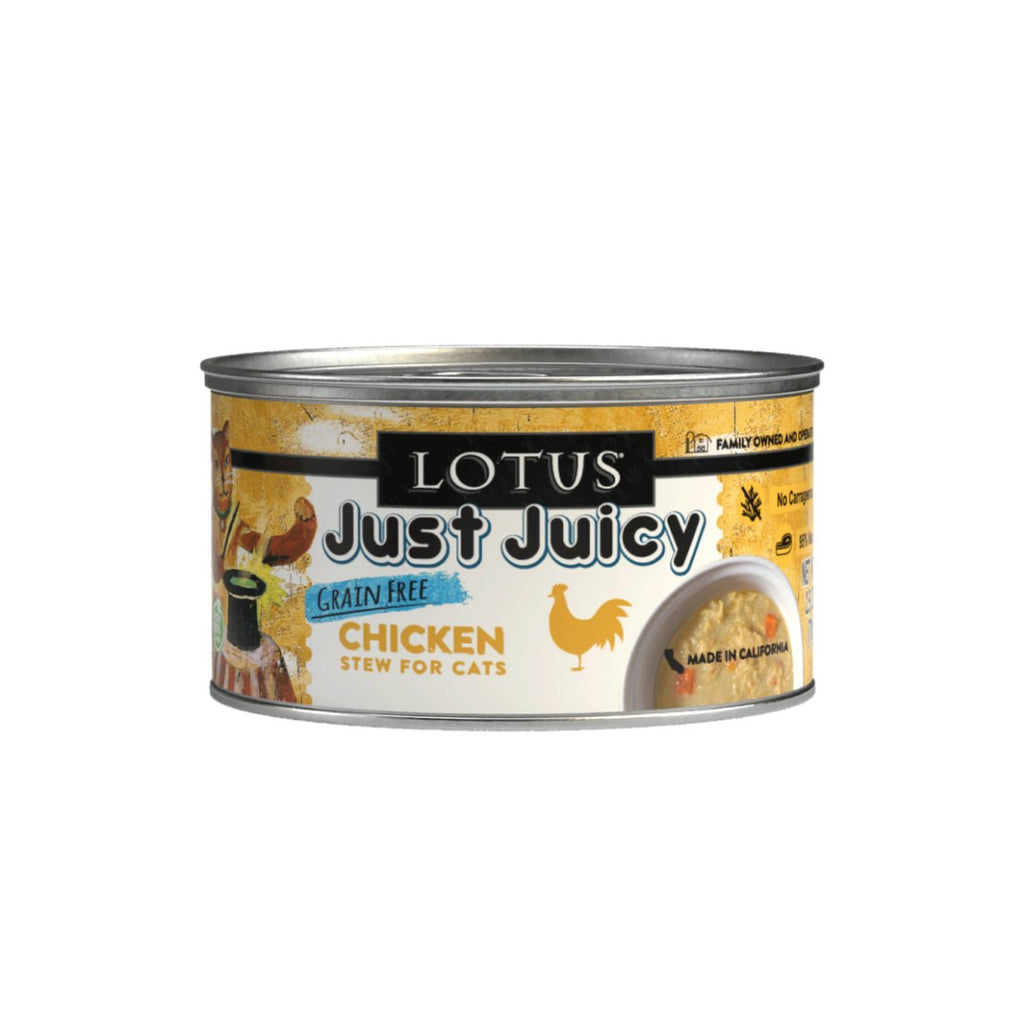 Lotus Wet Cat Food Just Juicy Chicken Stew for Cats