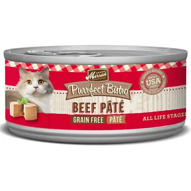 Merrick Wet Cat Food Purrfect Bistro Pate Beef Recipe