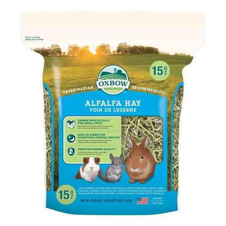 Oxbow Alfalfa Hay for Rabbits, Guinea Pigs, Chinchillas, and Other Small Pets