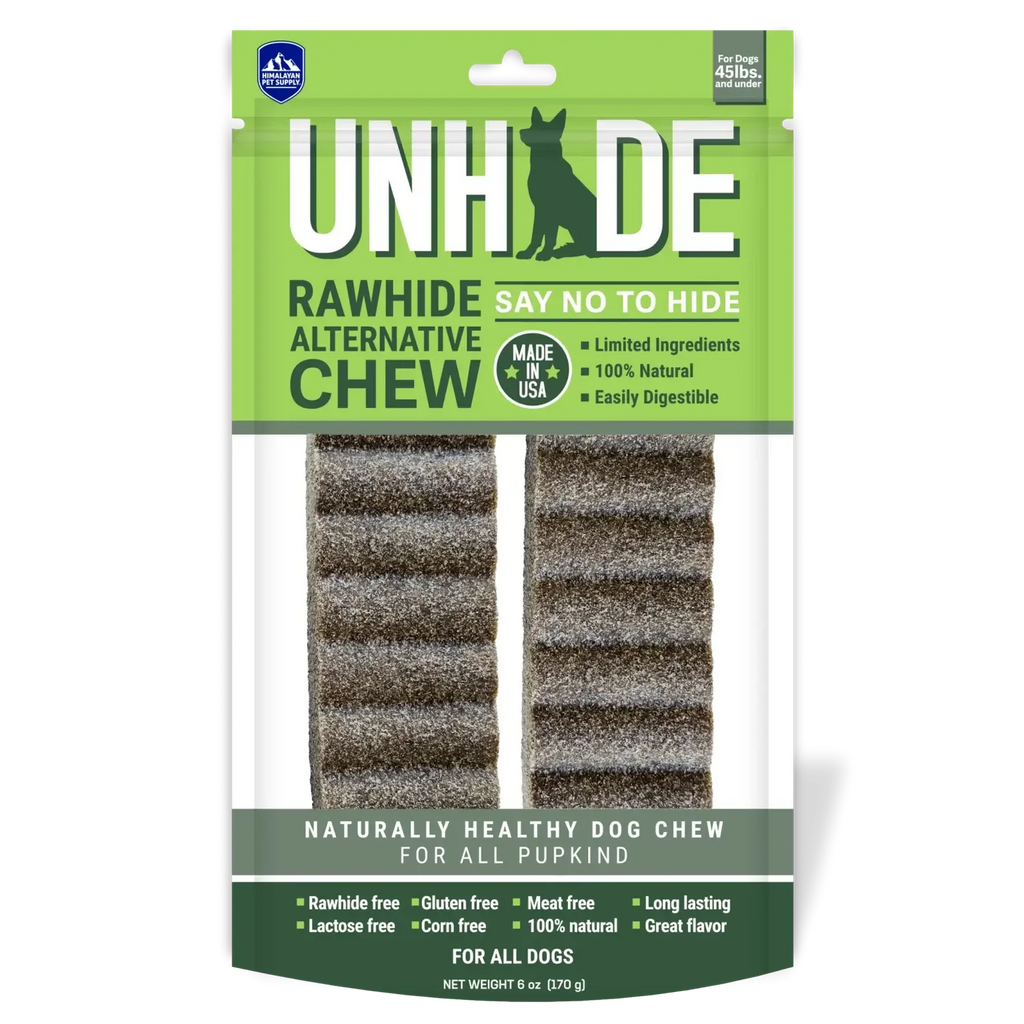 Himalayan Pet Supply Dog Treat Unhide Rawhide Alternative Chew