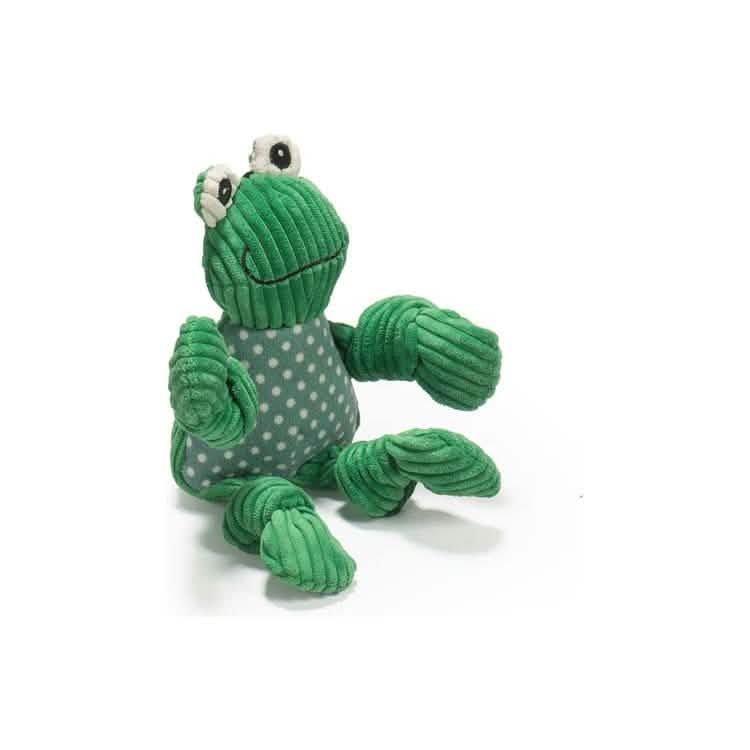 Huggle Hounds Dog Toy Fergie Frog Knottie