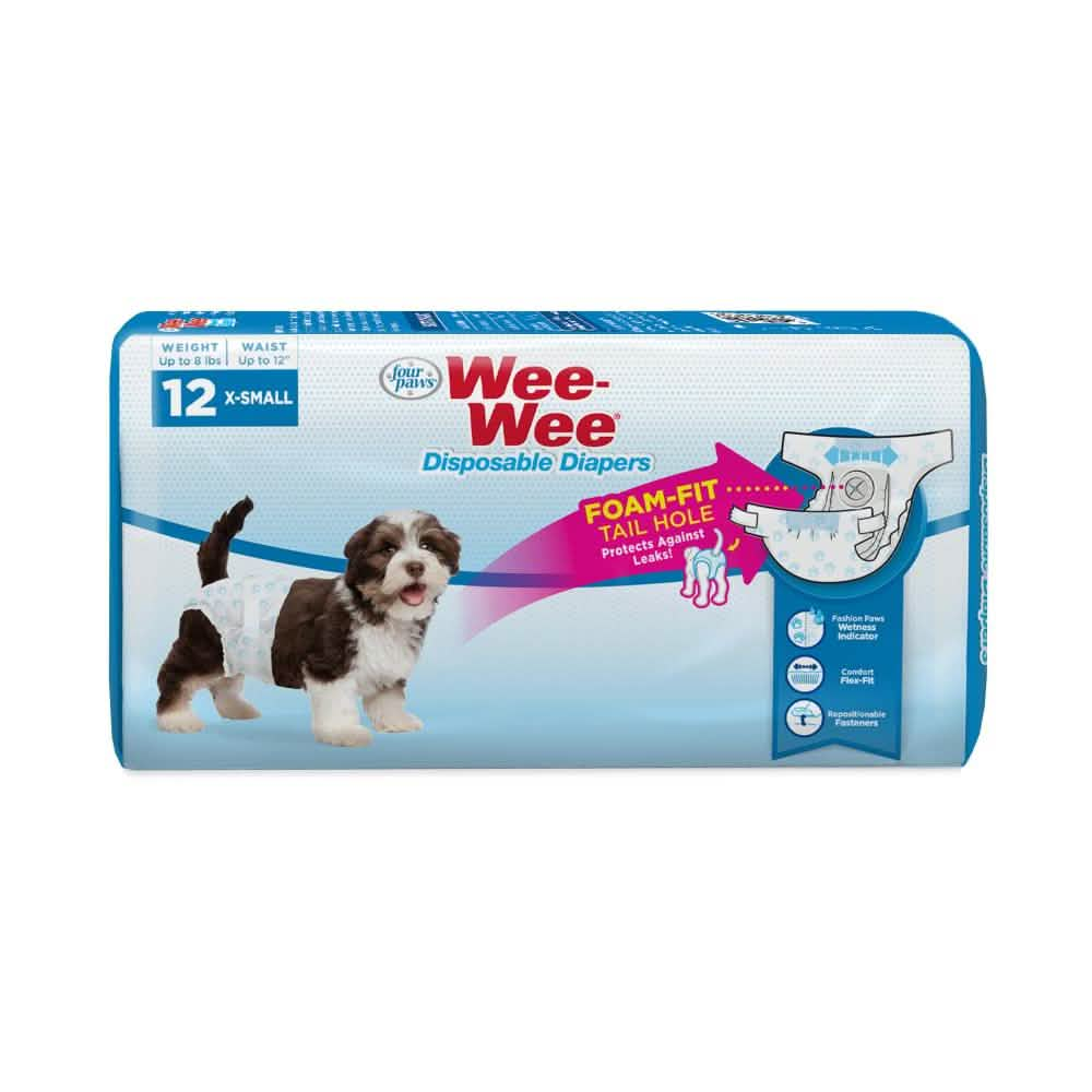 Four Paws Wee-Wee Disposable Diapers