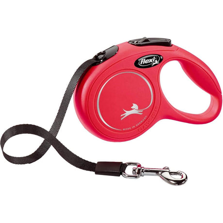 Flexi New Classic Retractable Tape Leash - Red