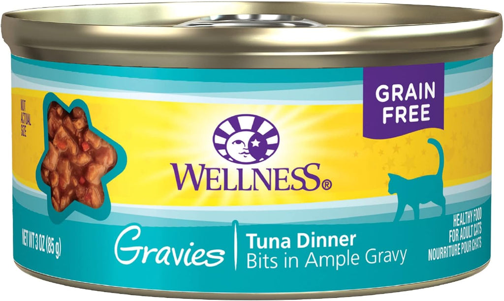 Wellness Wet Cat Food Complete Health Gravies Tuna Dinner