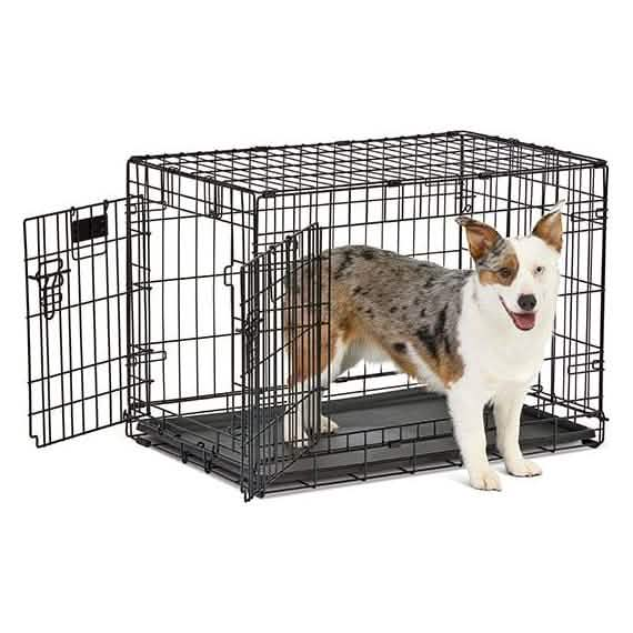 MidWest Homes for Pets Contour Dog Crate - Double Door