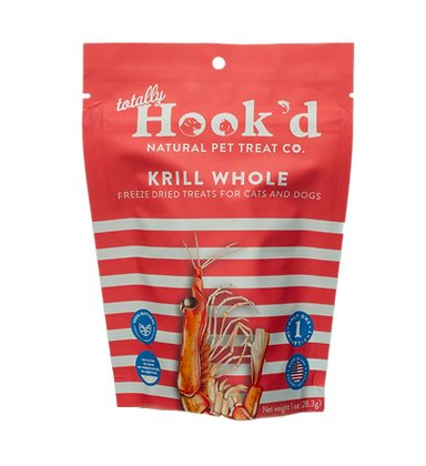 Totally Hook'd Dog Treat Freeze-Dried Krill