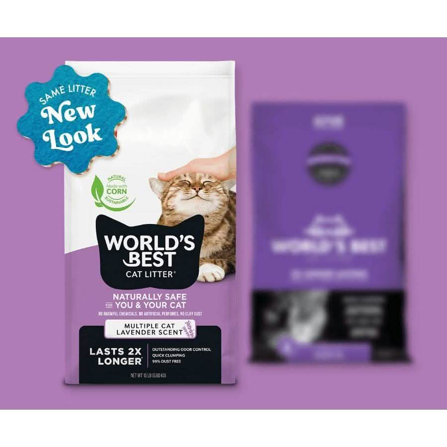 World's Best Cat Litter Mulitple Cat Lavender Scent