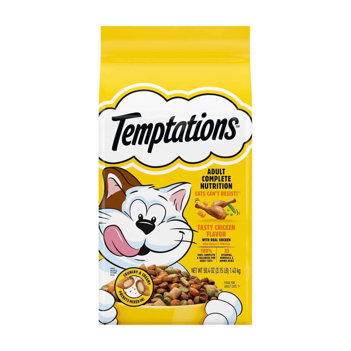 Whiskas Temptations Dry Cat Food Tasty Chicken