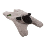 GoDog Dog Toy Barnyard Buddies Flattie Lamb