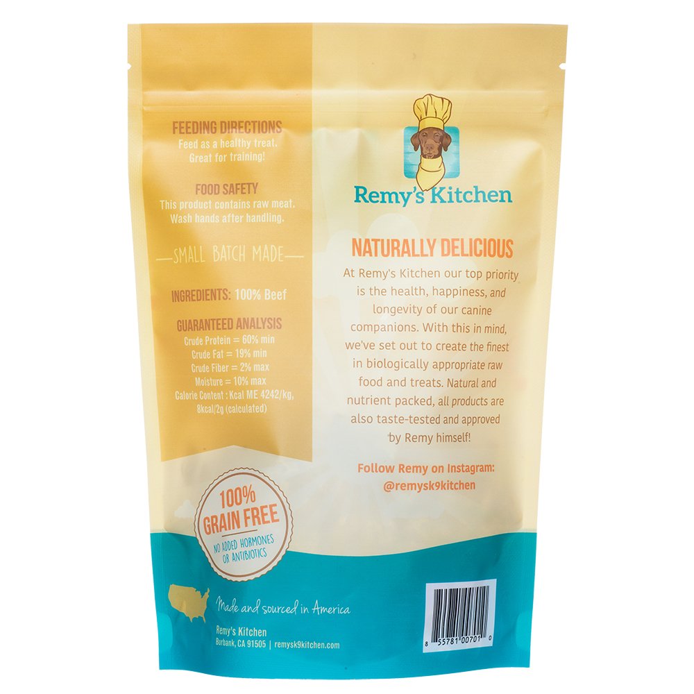 Remy's Kitchen Dog & Cat Treat Just Beef