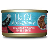 Tiki Cat Aloha Friends Tuna, Shrimp & Pumpkin Recipe in Broth Cat Food