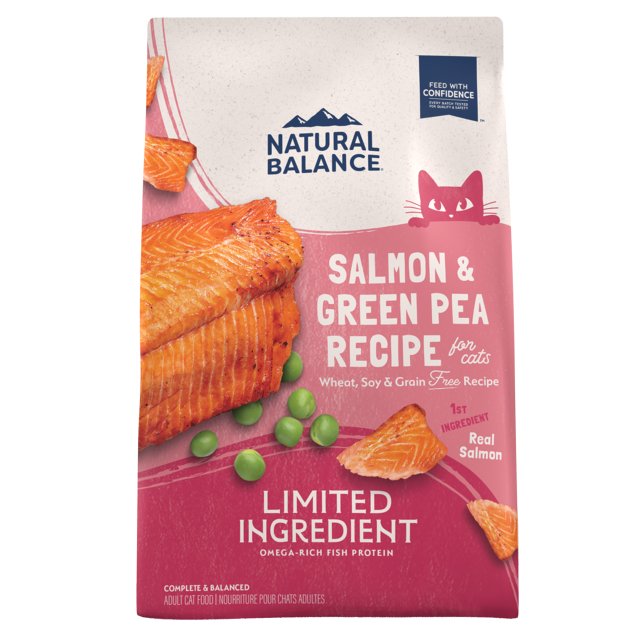 Natural Balance Dry Cat Food Limited Ingredient Salmon & Green Pea Recipe