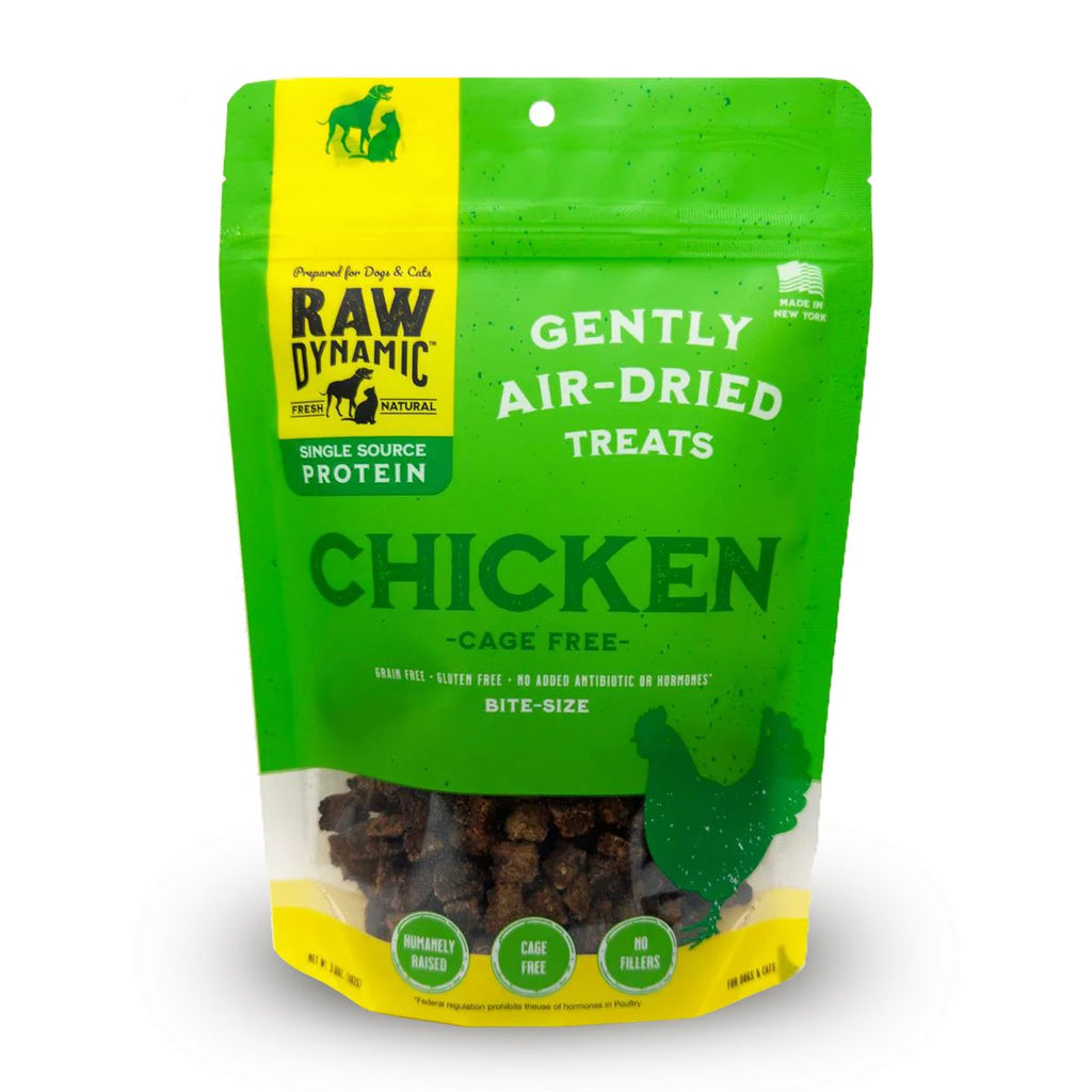 Raw Dynamic Dog Treat Air-Dried Bite-Size Chicken