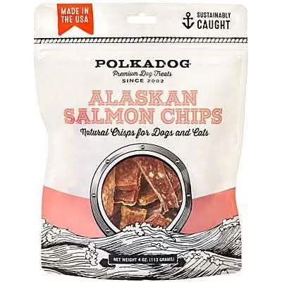 Polkadog Dog Treat Alaskan Salmon Chips