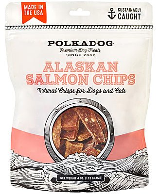 Polkadog Dog Treat Alaskan Salmon Chips