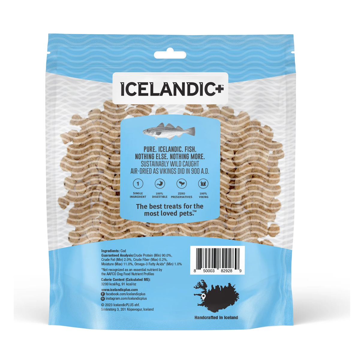 Icelandic Dog Treat Cod Chips Mini Bites